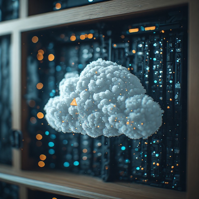 The glowing, stylized cloud hovering before illuminated server infrastructure in 07-cloud back up.jpg perfectly visualizes the advanced cloud storage solutions central to our 'Secure Your Data' service. By implementing redundant cloud backups and encrypted storage environments, we guarantee that your critical B2B software applications remain protected against data loss and security threats. This compelling digital representation underscores the resilient, enterprise-grade data protection protocols SeaGull DT integrates to safely safeguard your business operations and give your clients peace of mind.